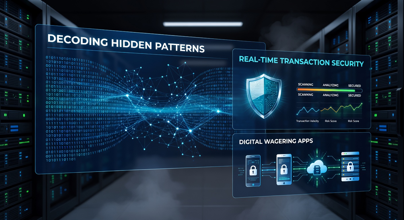 Secure transaction flow diagram illustrating anomaly detection layers in wagering applications